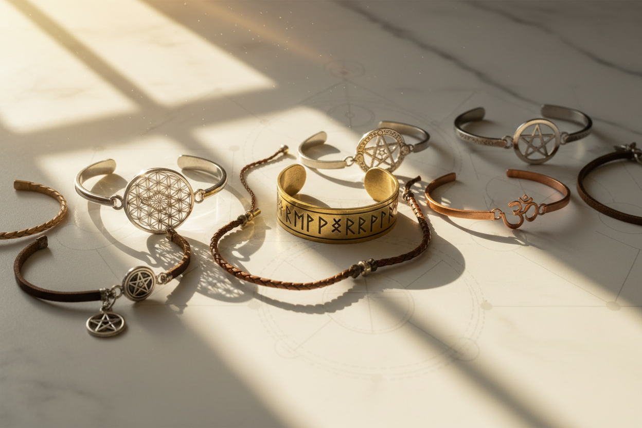 Bracciali con Simboli Esoterici e Sigilli
