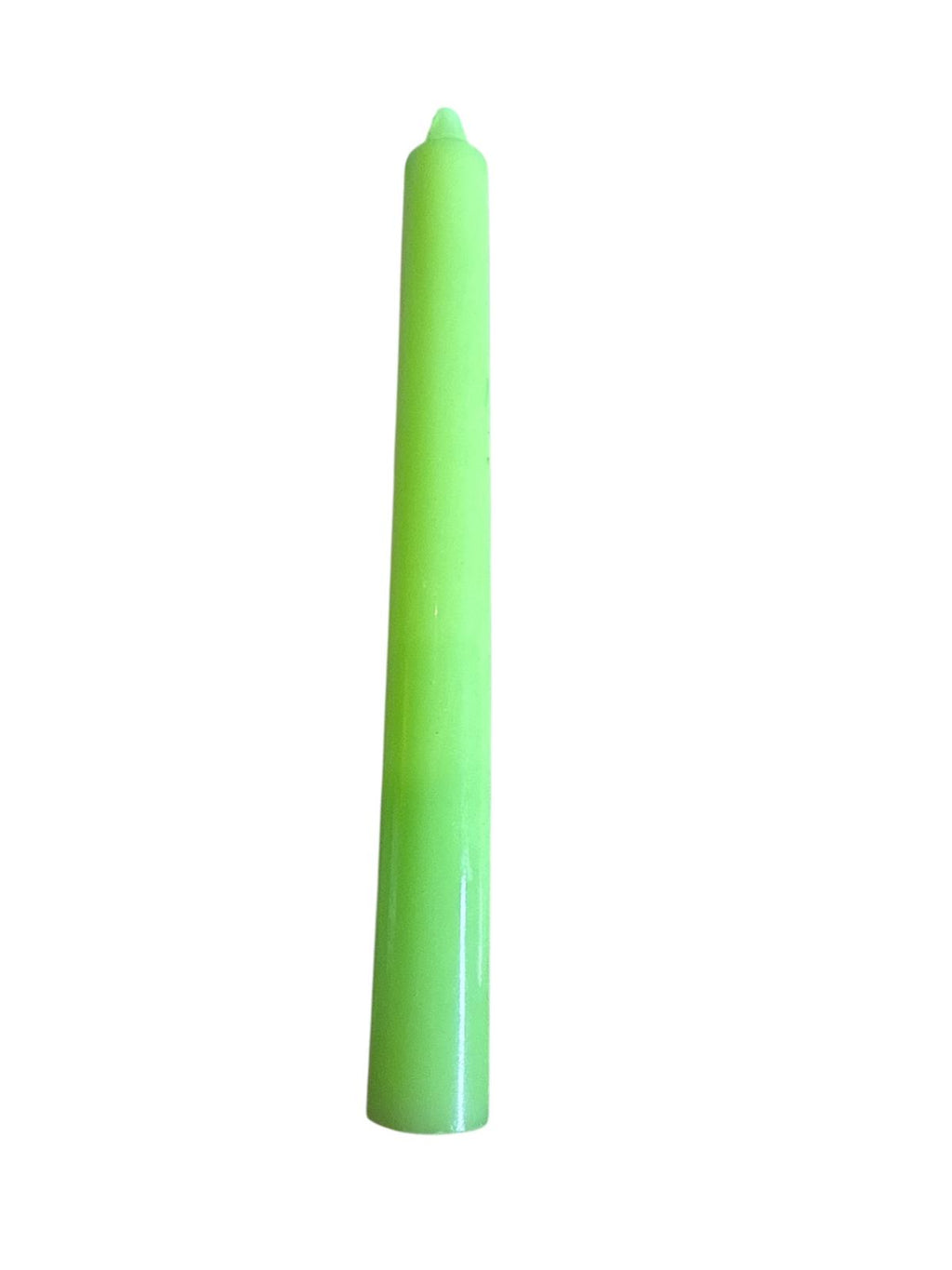 Candela Verde Rituale 19cm per Prosperità e Abbondanza