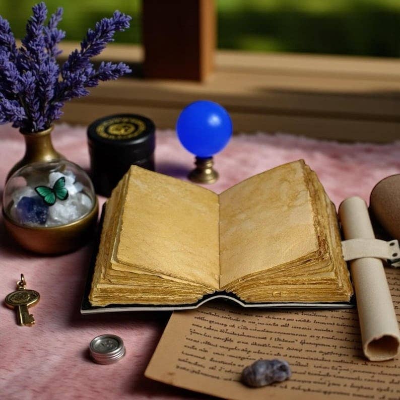 Book of Shadows — Vera Pelle con Fogli in Cotone