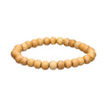 Bracciale in sandalo con perle da 8 mm
