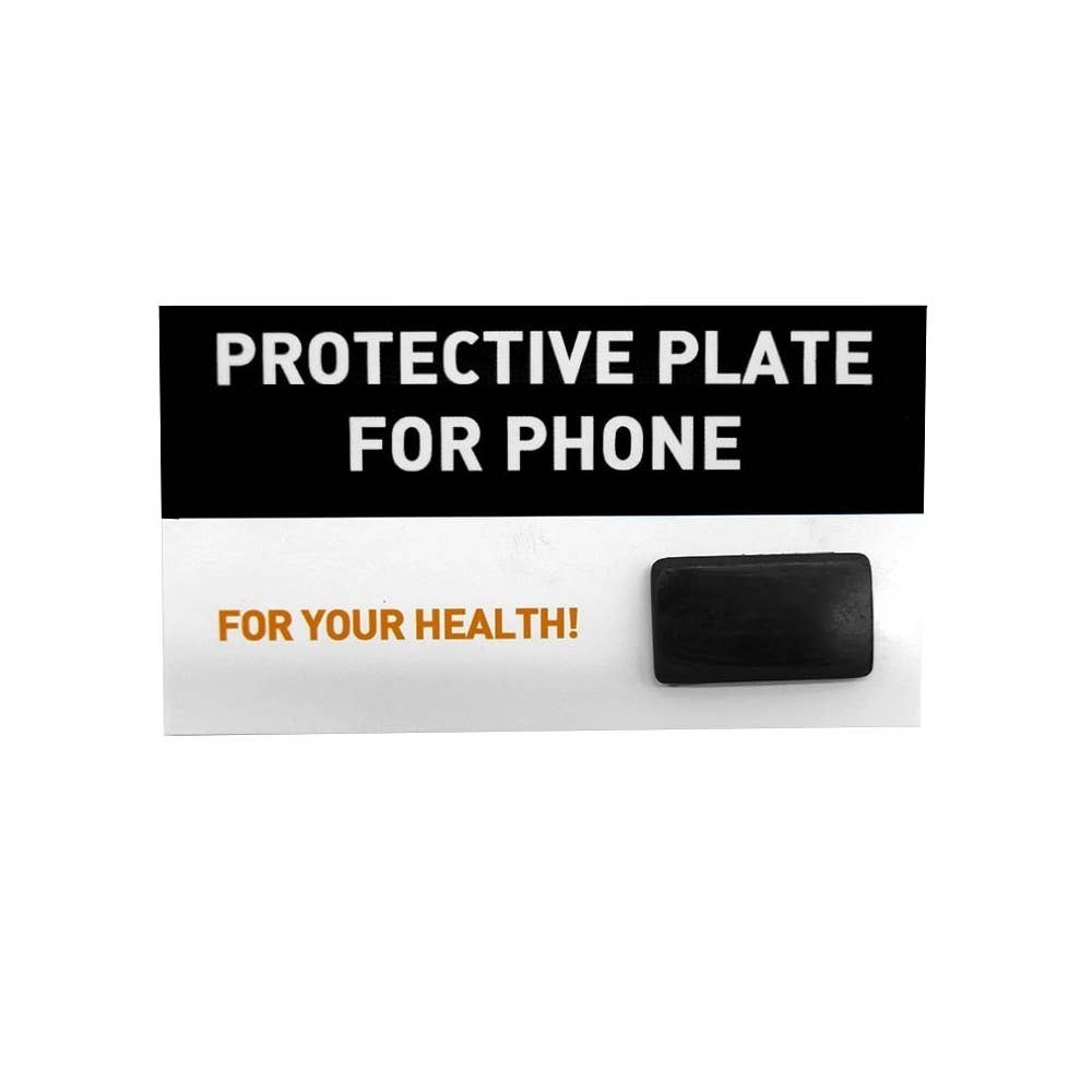 Piastra adesiva rettangolare in shungite