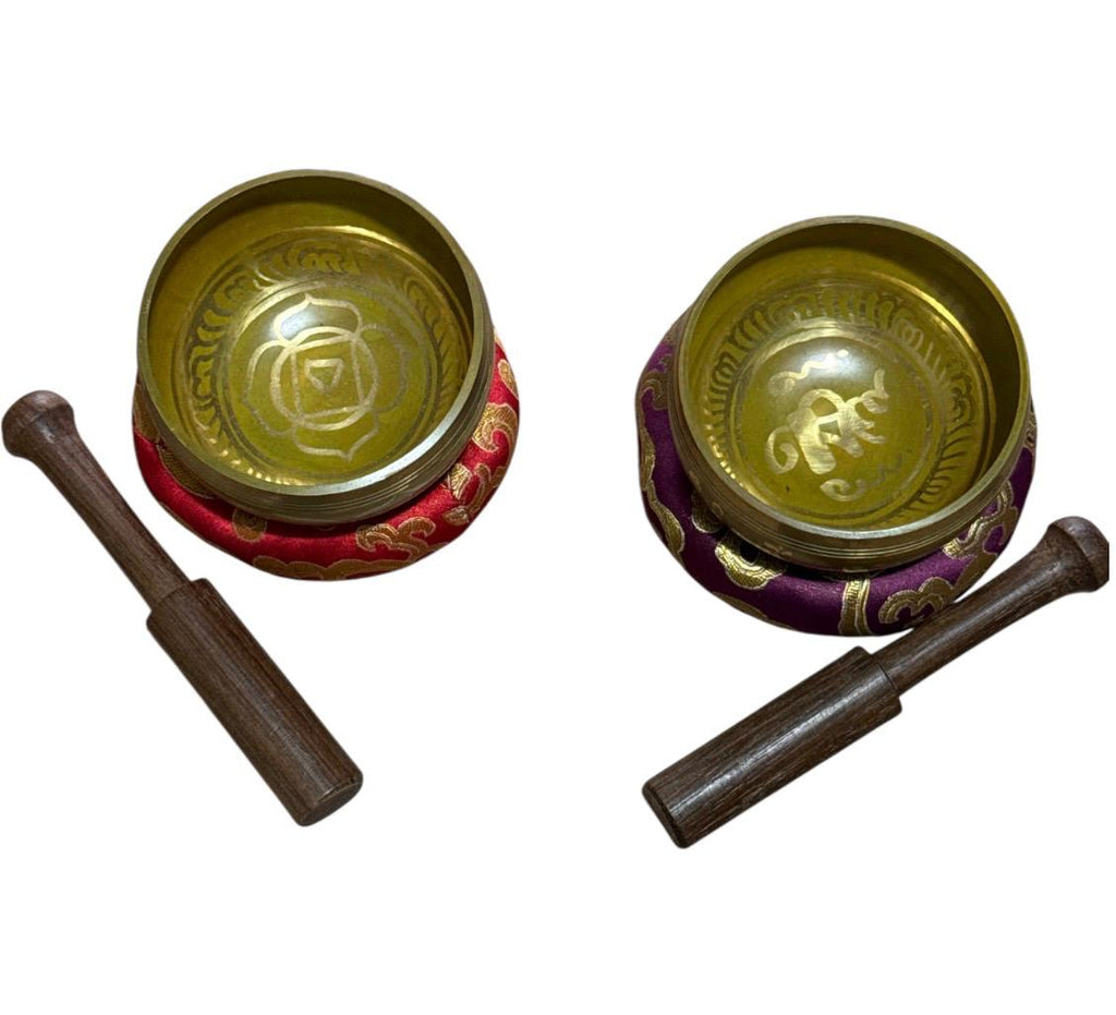 Campana Tibetana 7 Chakra Gialla 8.5 cm