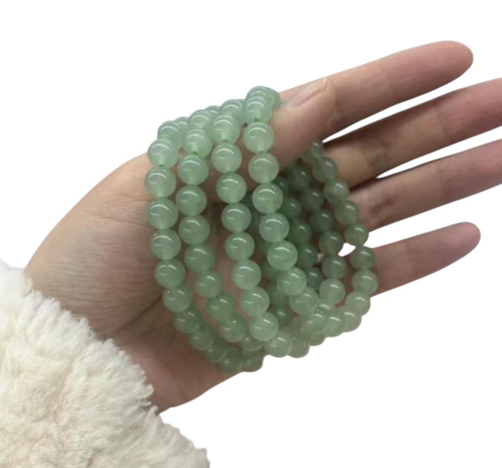 Bracciale Avventurina Verde 8mm