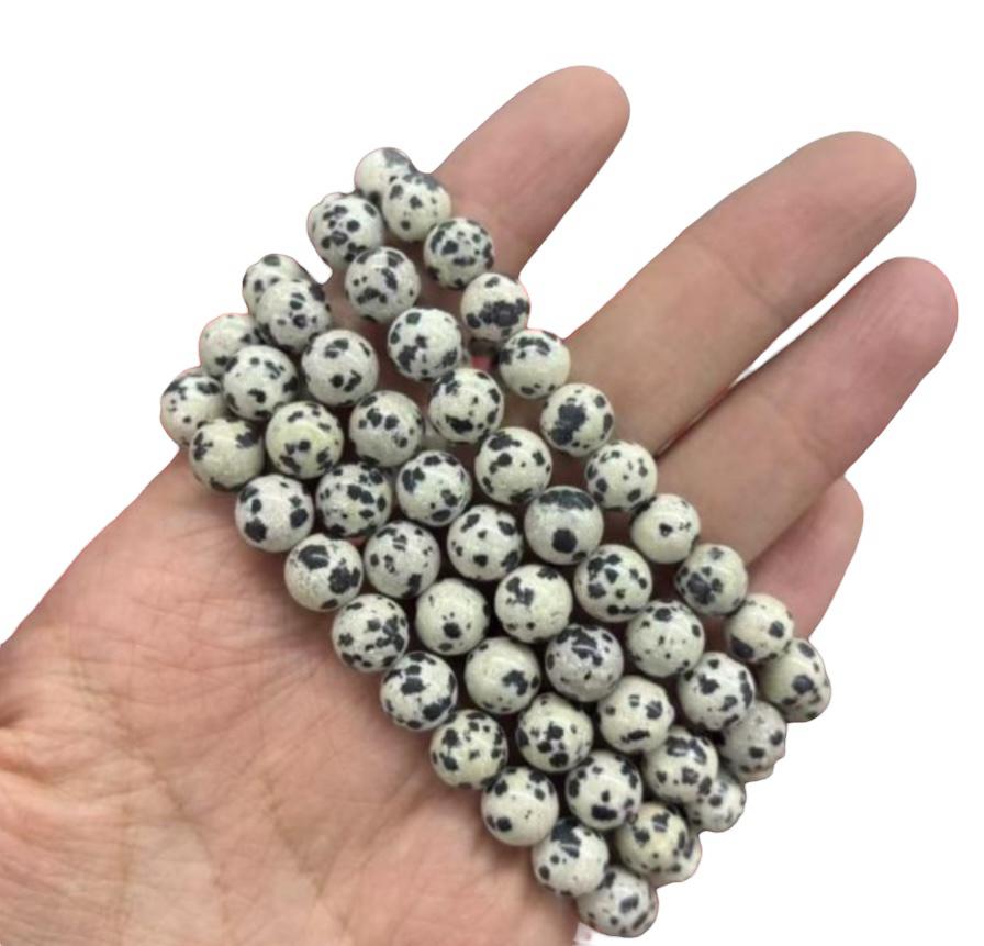 Bracciale Diaspro Dalmata 8mm