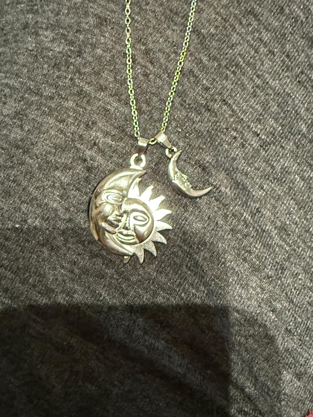 Collana Sole e Luna | Acciaio Inox | Silver & Gold
