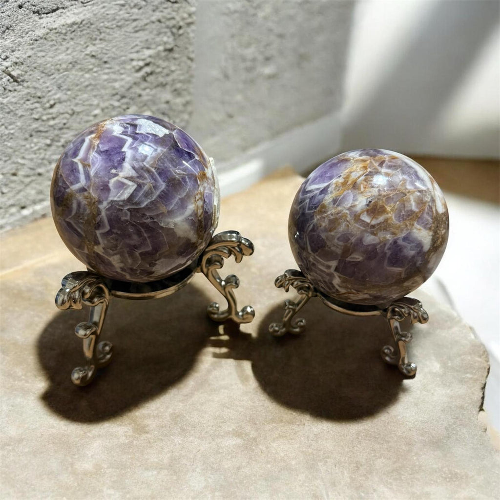 Sfera Ametista Chevron