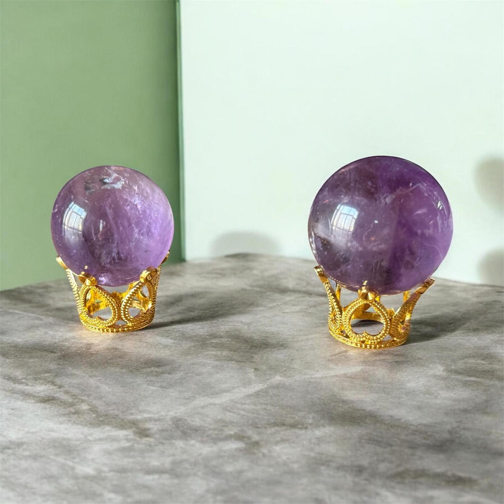 Sfera di Ametista Naturale - 3-4 cm