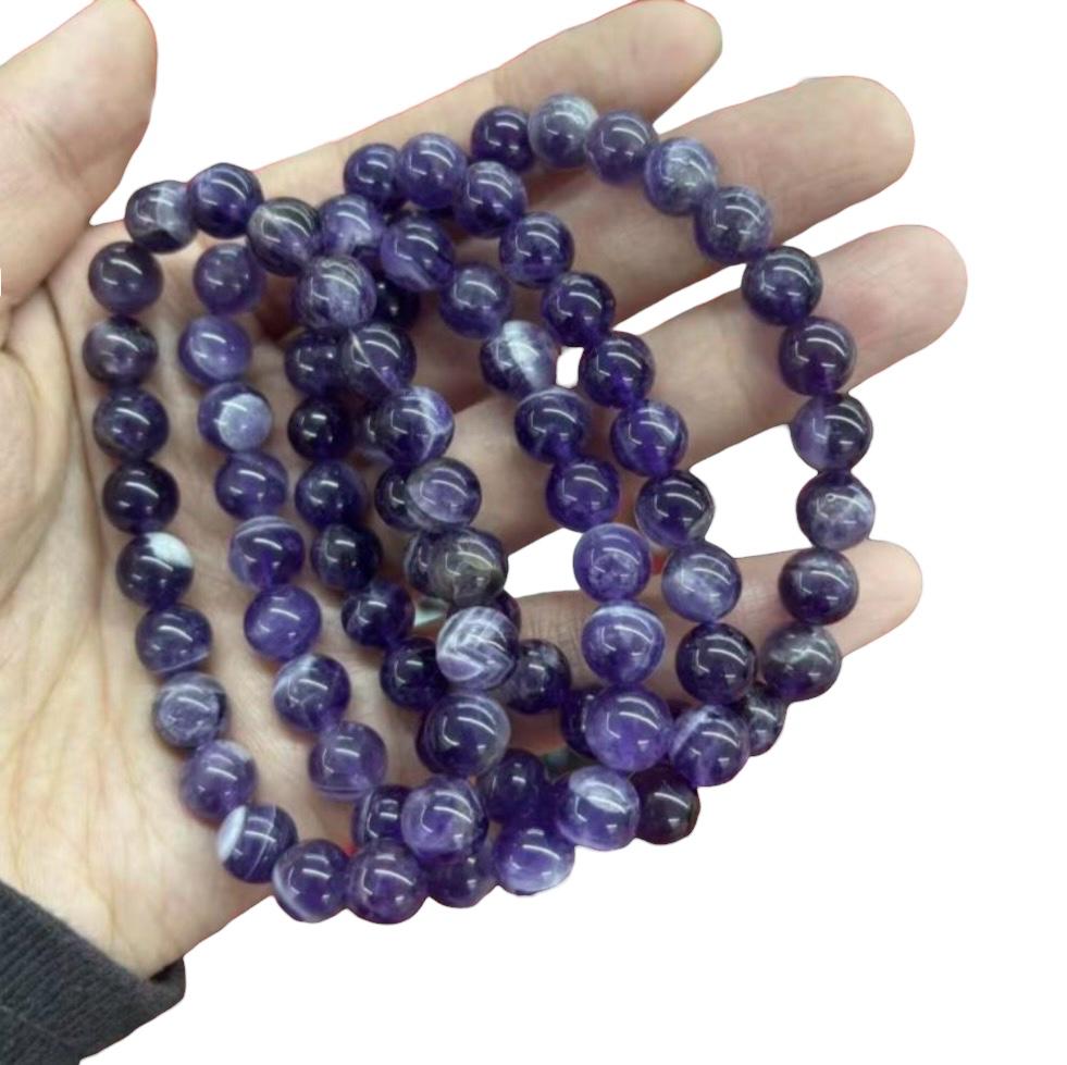 Bracciale 8mm Ametista