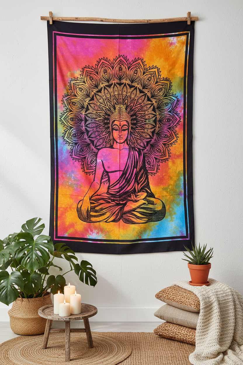 Buddha telo parete boho