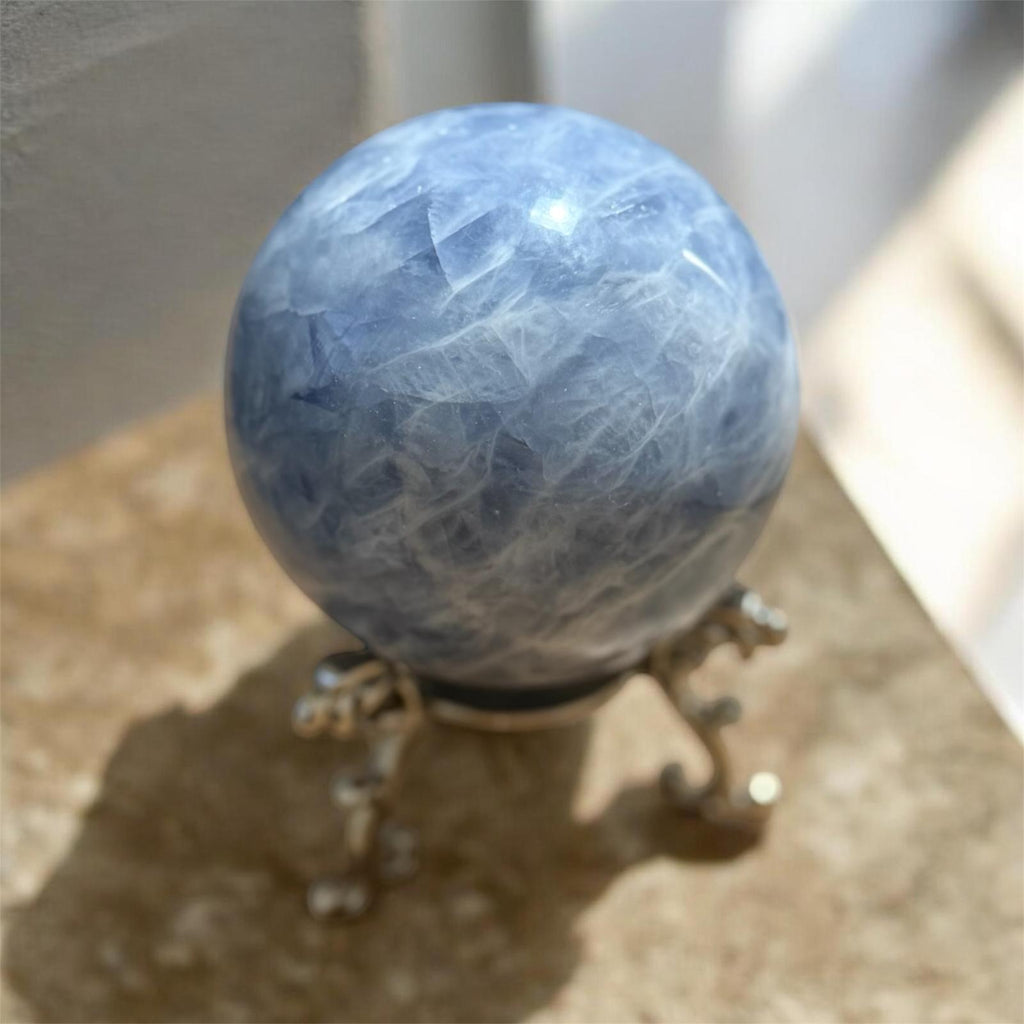 Sfera Calcite Blu 