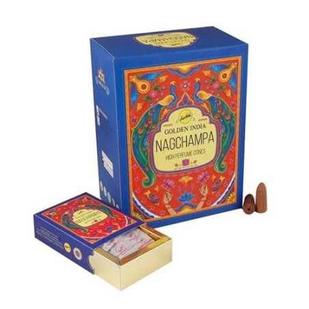 Coni di Reflusso Golden India Nag Champa Sree Vani - 10 Coni