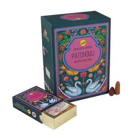Coni di Reflusso Golden India Patchouli Sree Vani - 10 Coni