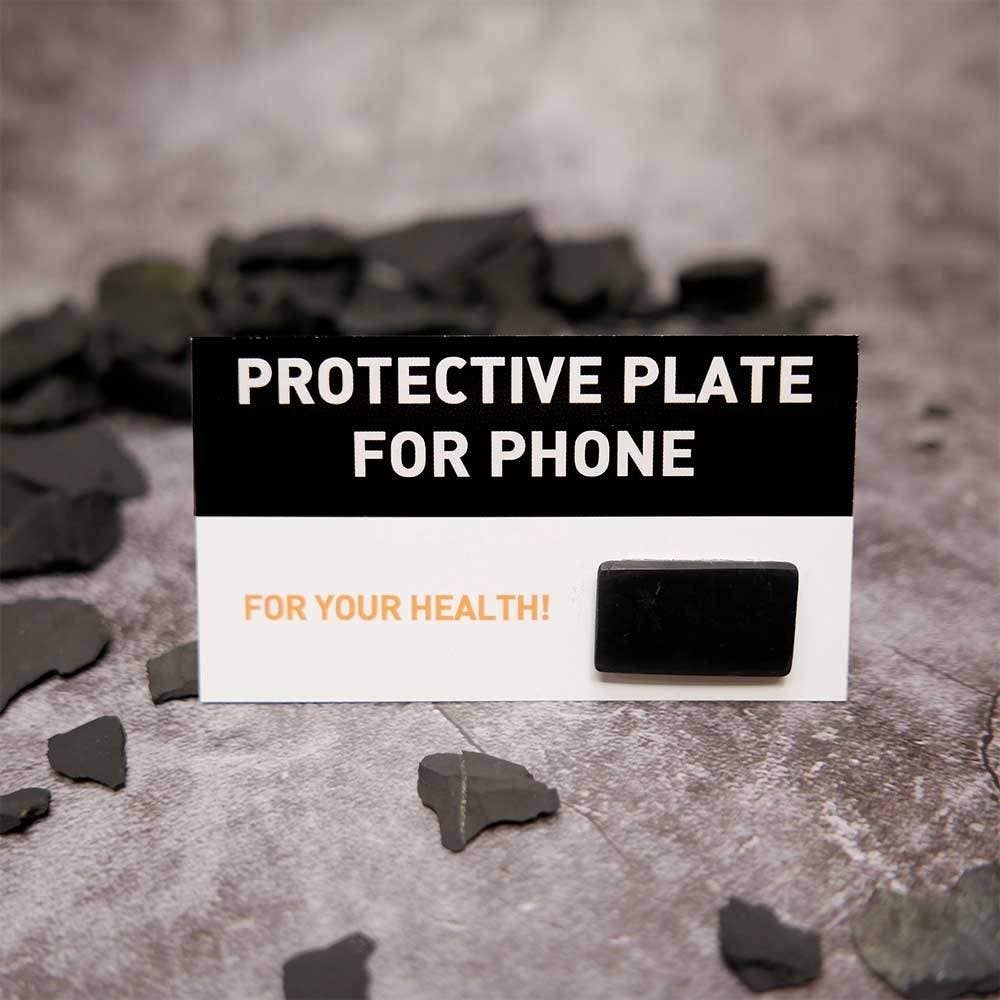 Piastra adesiva rettangolare in shungite