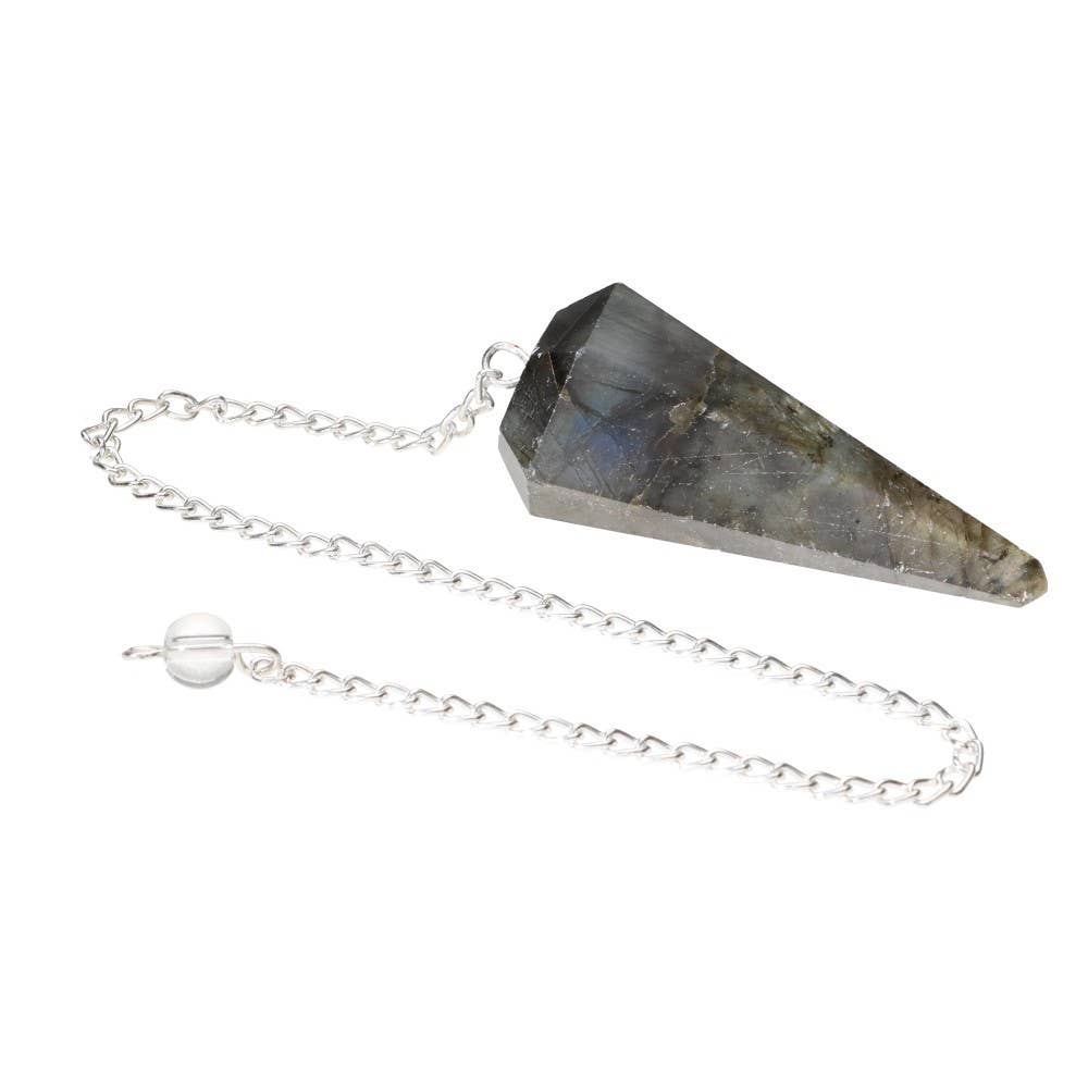 Pendolo sfaccettato in labradorite