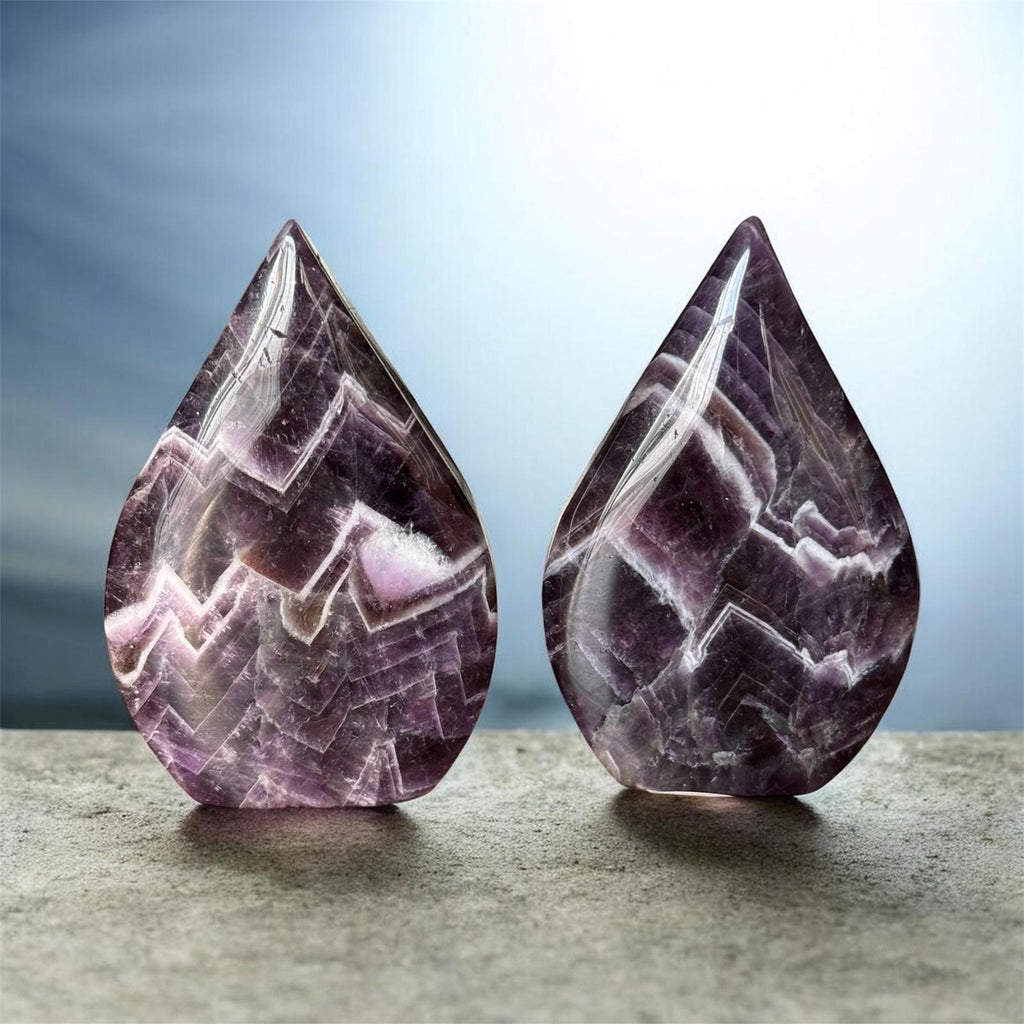 Fiamma di Ametista Chevron Naturale