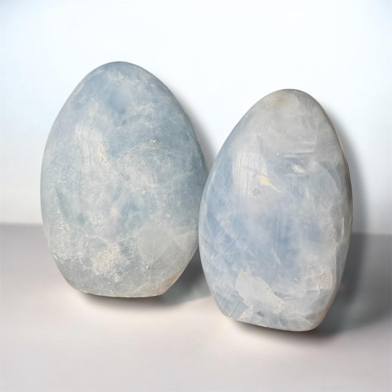 forma libera freeform calcite blu