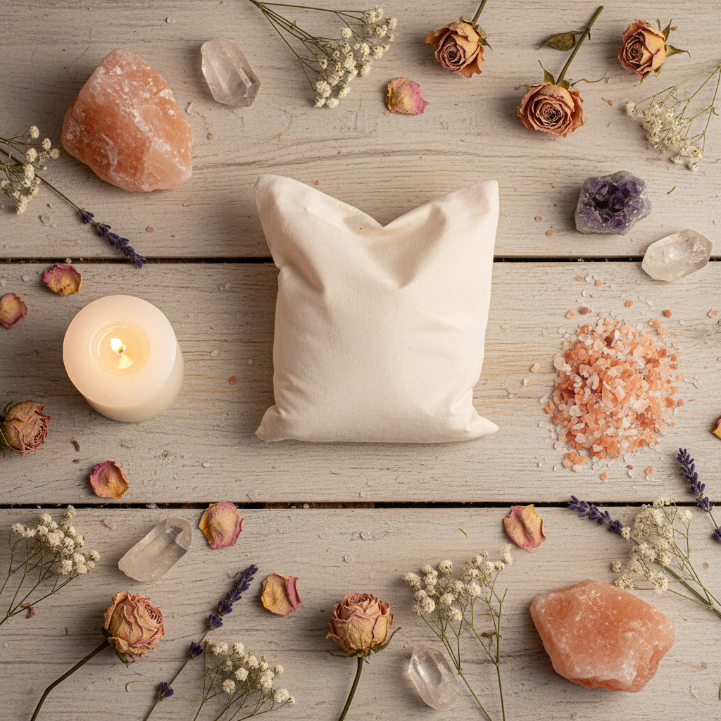 Cuscino di sale atmosfera spirituale