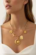 Collana Sole e Luna - indossata
