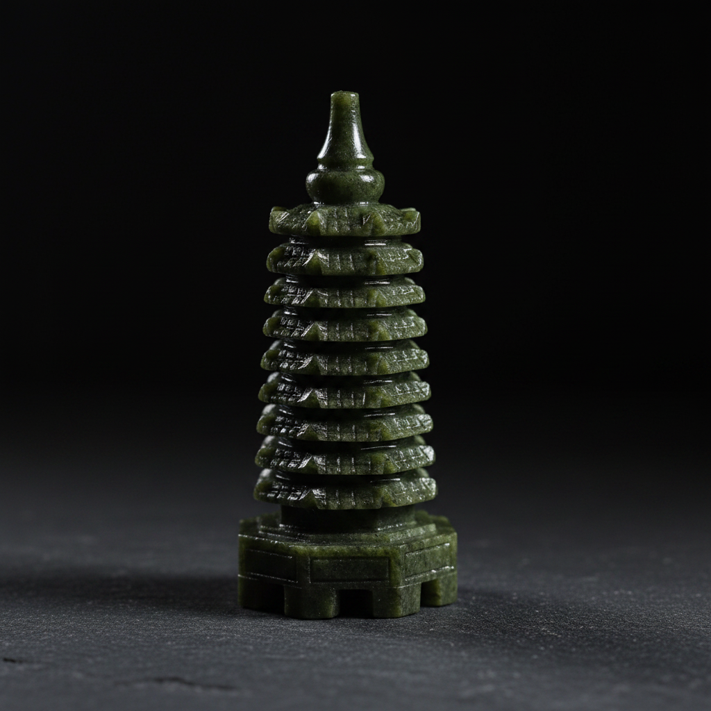 Pagoda Giada Xiuan - su ardesia