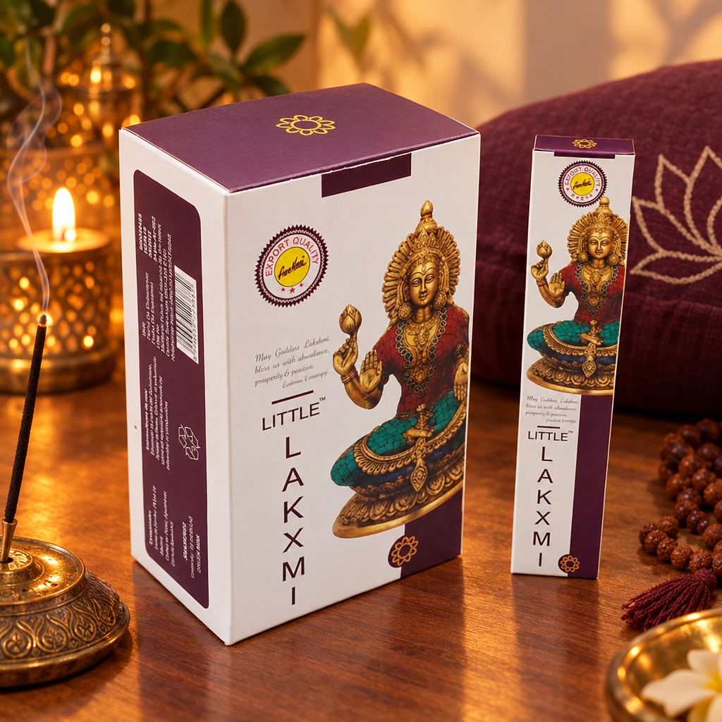 Incenso Lakshmi in angolo di meditazione