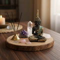 Buddha in Poliresina - 10 cm
