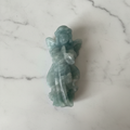Angelo in preghiera fluorite 11x4 cm