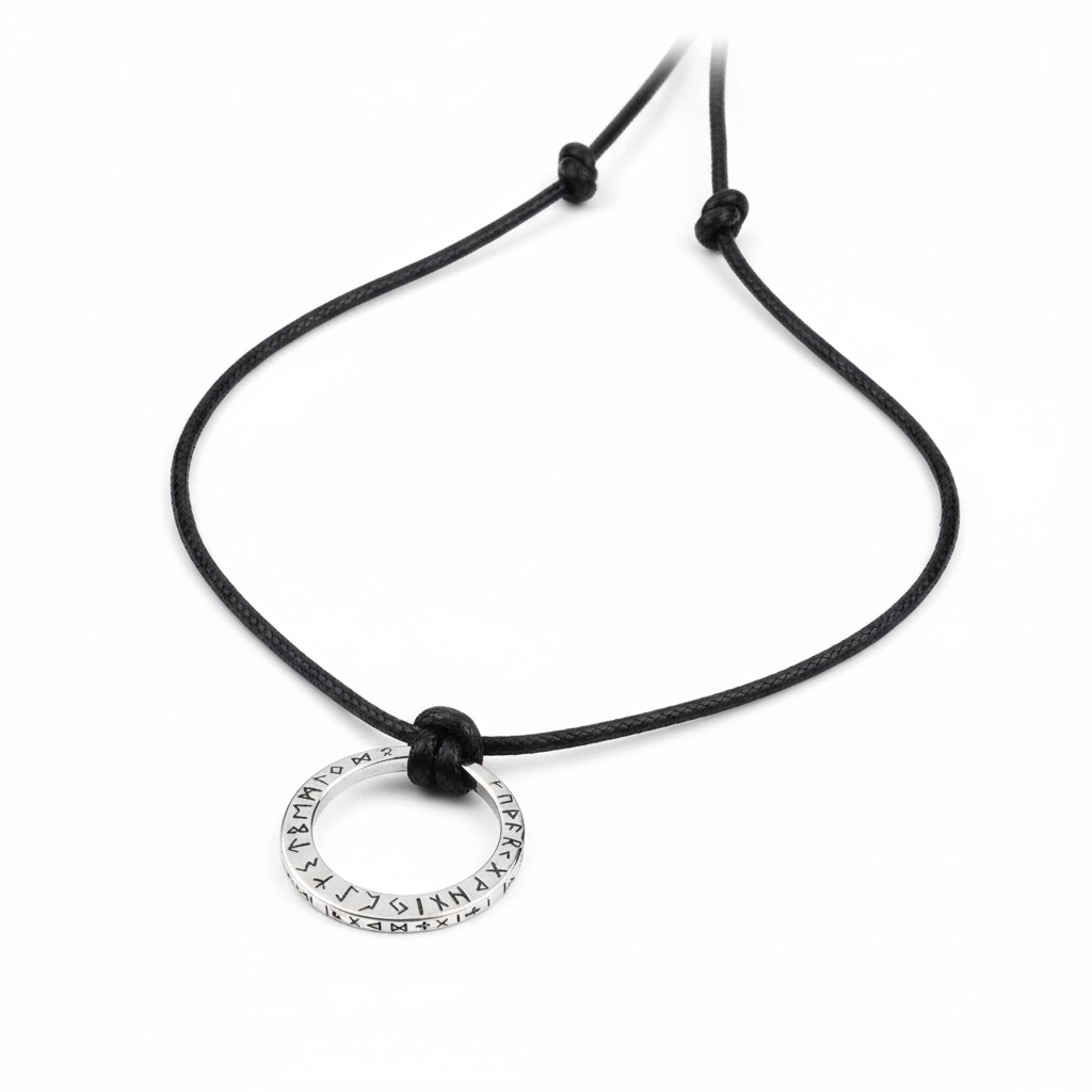 Collana Anello Runico - sfondo bianco