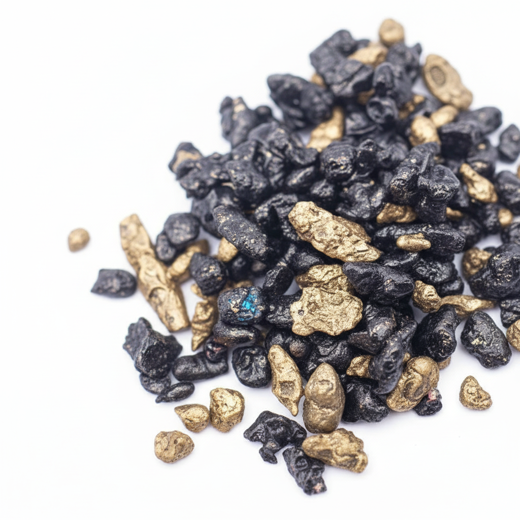 Granuli di incenso Pontificale macro nero e oro
