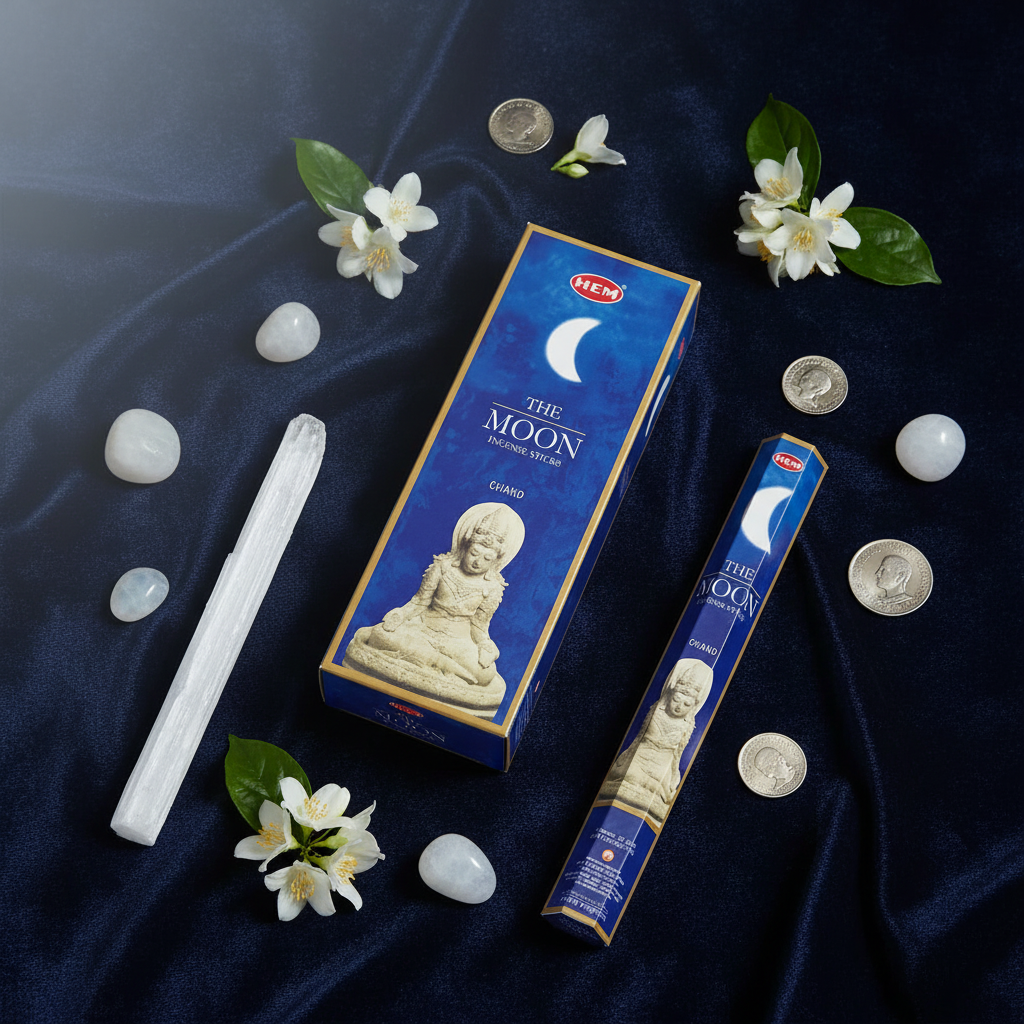 HEM The Moon - composizione con cristalli