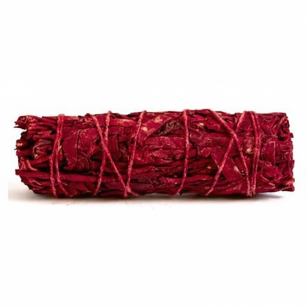 Fascio Salvia Bianca Sangue di Drago - sfondo bianco