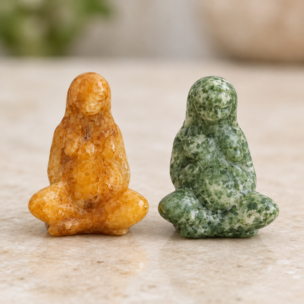 Esempi di Madre Terra mini in pietra assortita