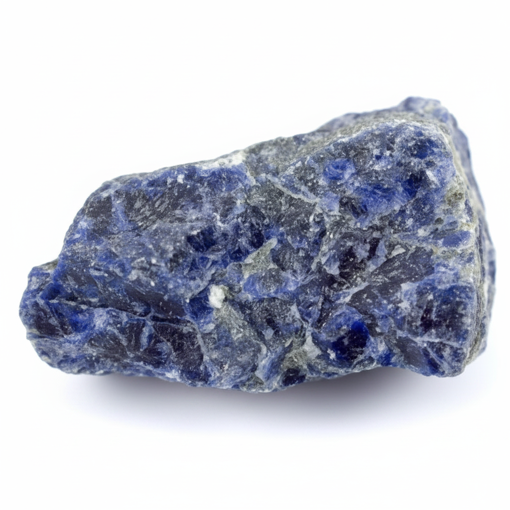 Sodalite grezza - macro close-up