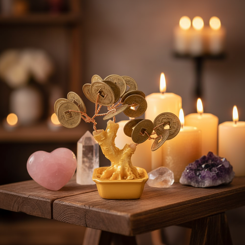 Albero dell'abbondanza in resina - lifestyle altare