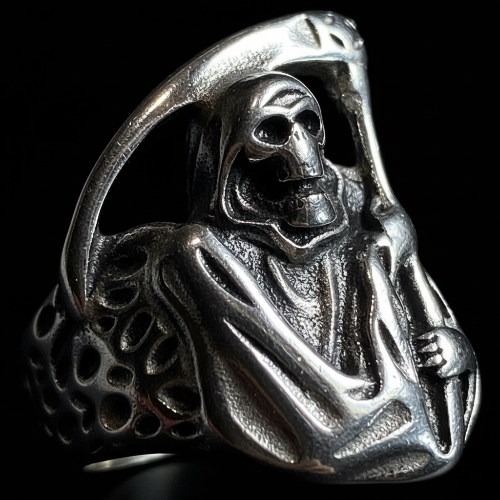 Anello Santa Muerte - Macro dettaglio