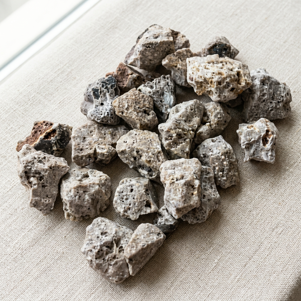 Campioni di sphalerite grezza su lino