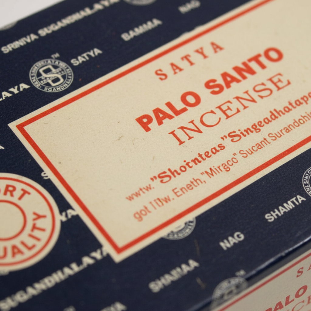 Satya Palo Santo - macro close-up