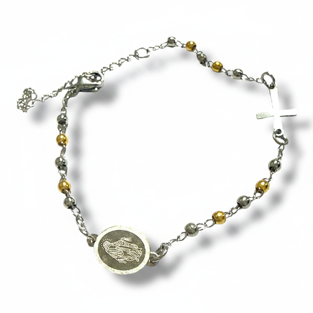 Bracciale Rosario - Sfondo bianco