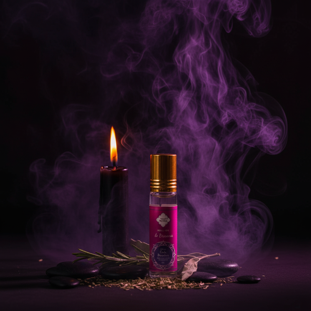 Candela nera e fumo