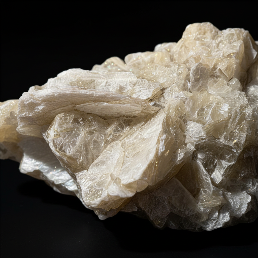 Muscovite - macro lamine perlescenti