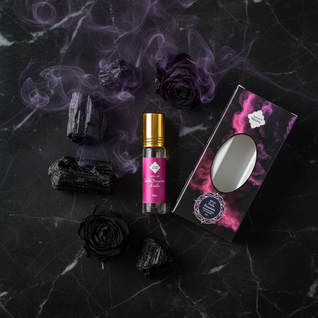 Flatlay marmo scuro