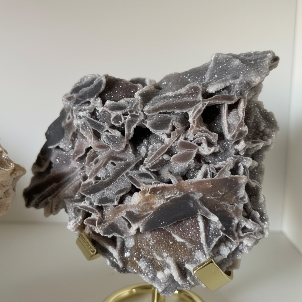 Lastra di Sphalerite - close-up superficie