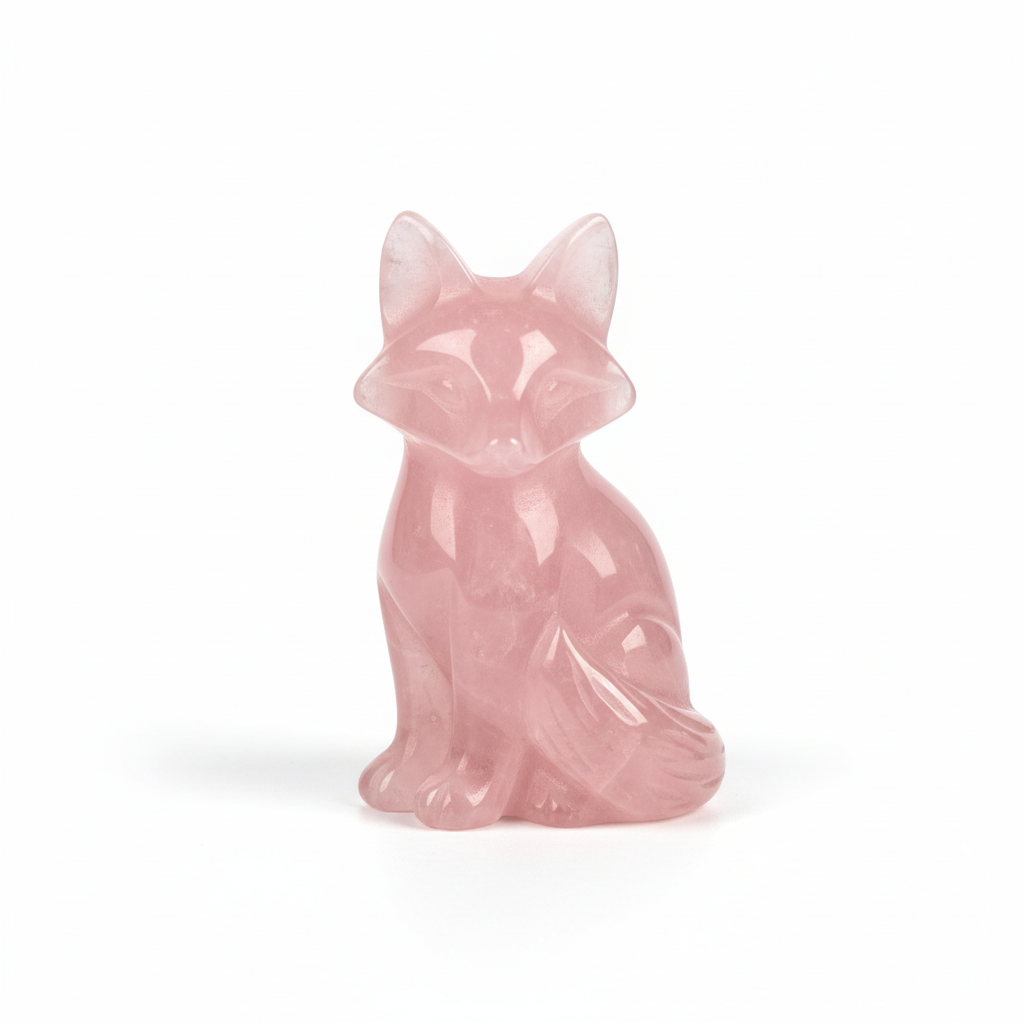 Mini Volpe - Quarzo rosa