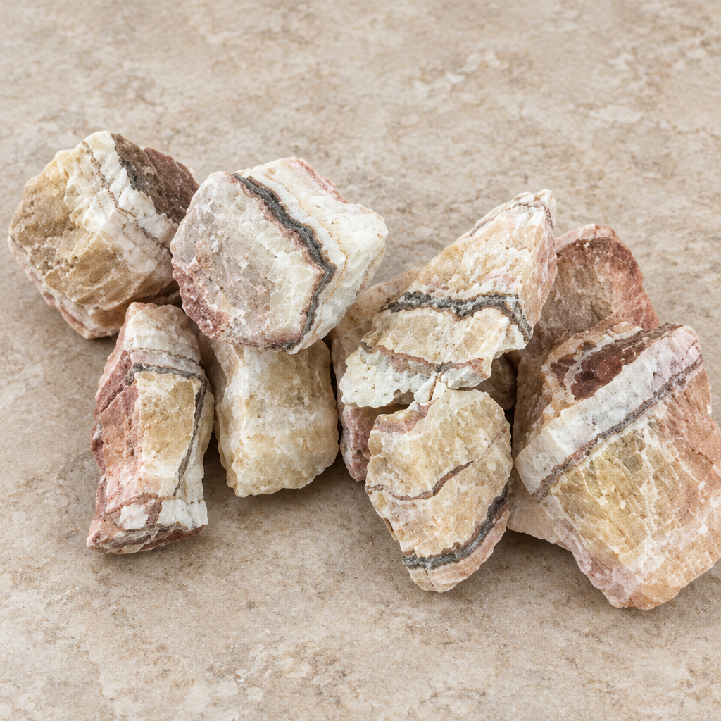 Assortimento di Pork Stone grezza