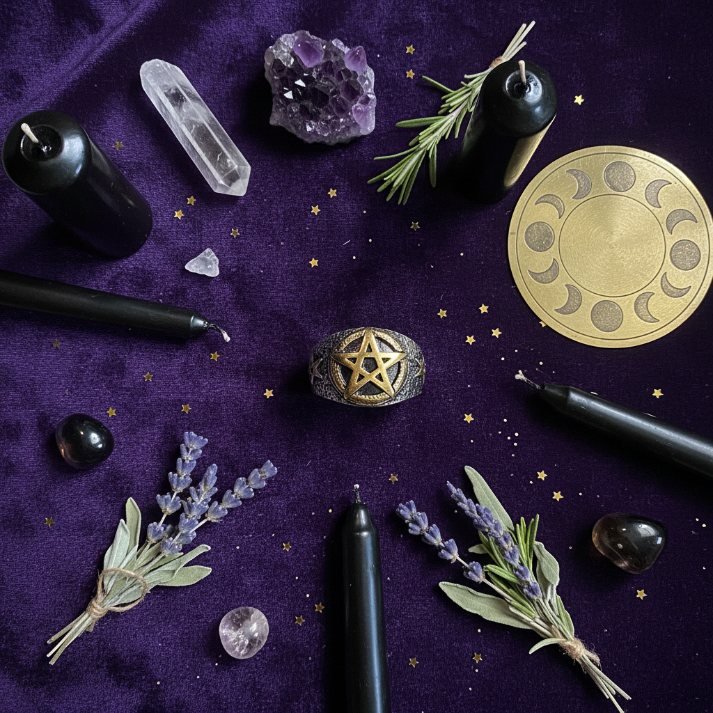 Anello Pentacolo Bicolore - Flat lay