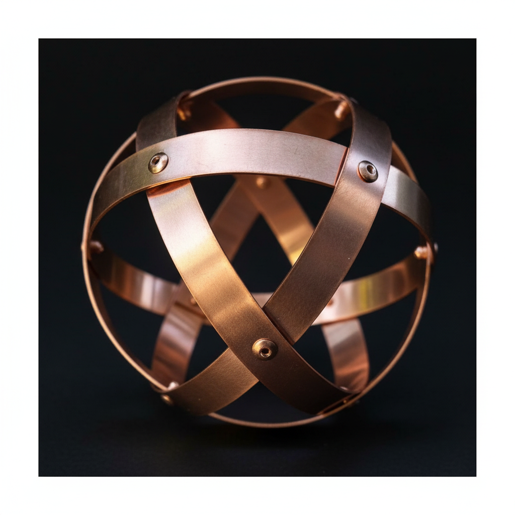 Genesa Rame 8 cm - close-up dettaglio rame