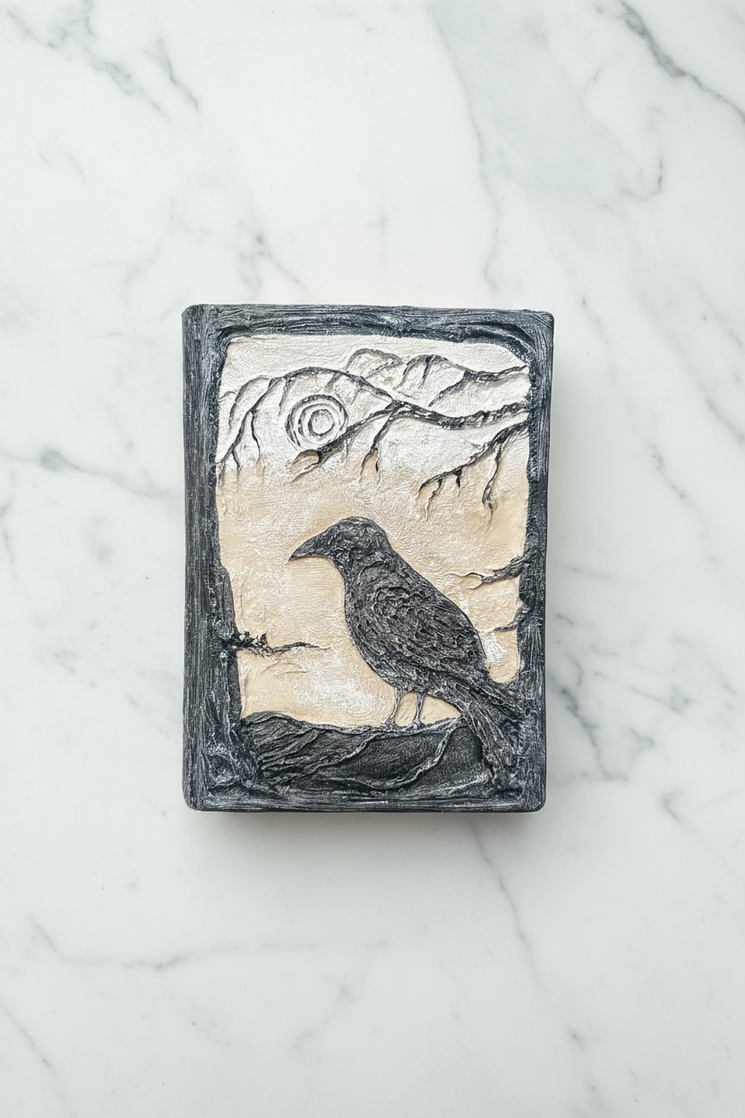 Agenda Corvo - flatlay su marmo