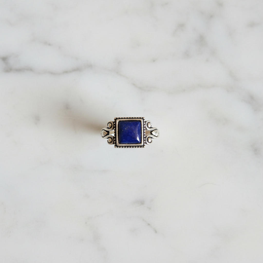 Anello Barocco Silver - Lapislazzuli