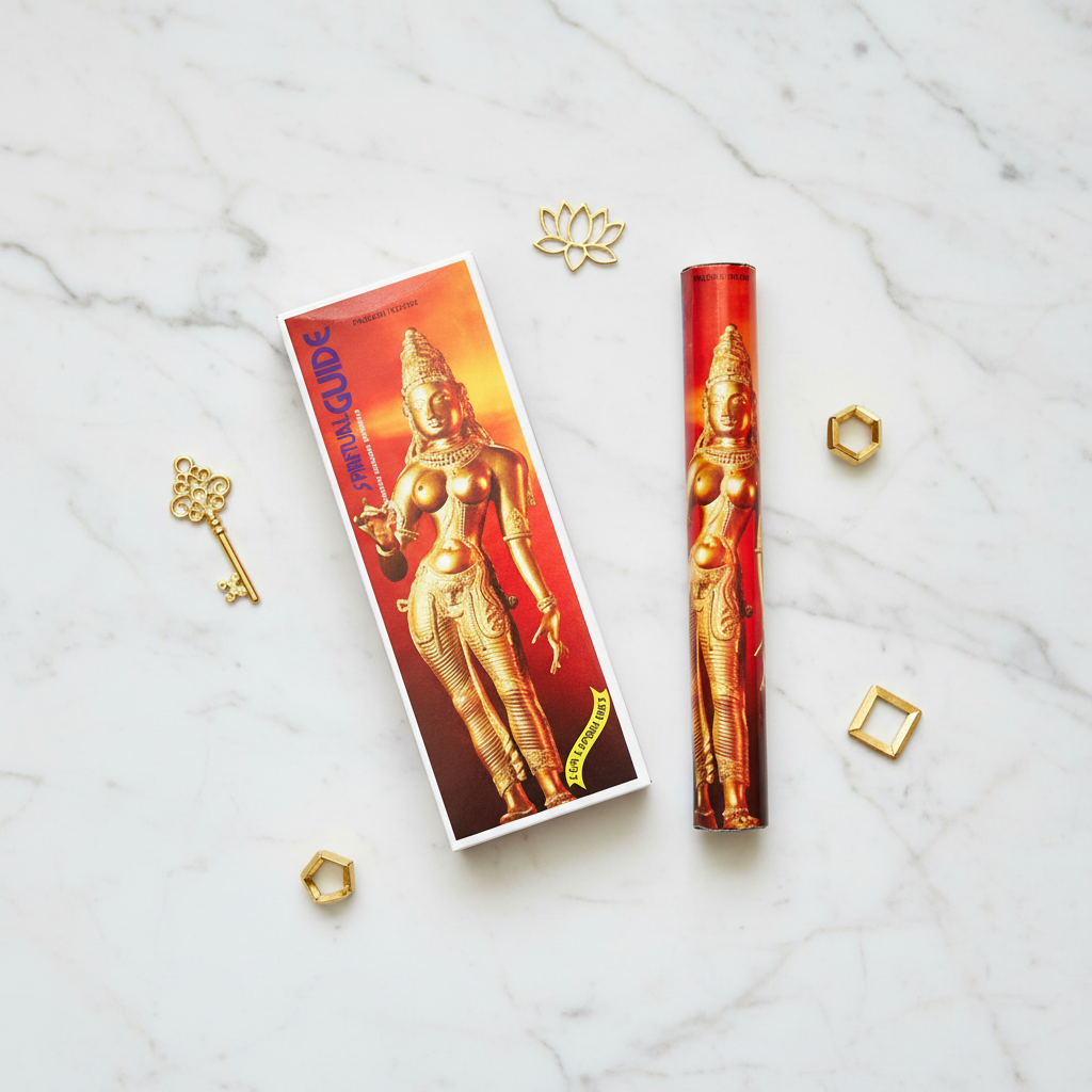 Padmini Spiritual Guide - flatlay su marmo