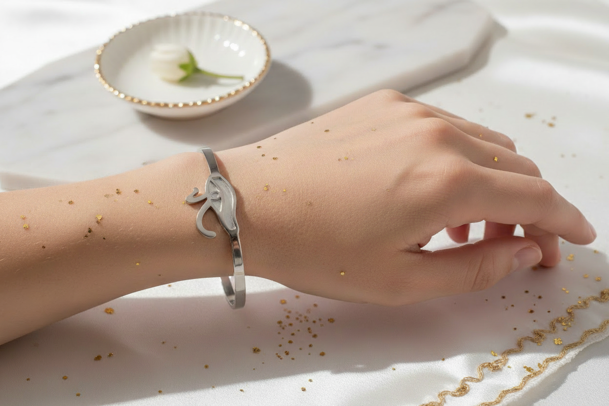 Bracciale Occhio di Horus - Lifestyle polso
