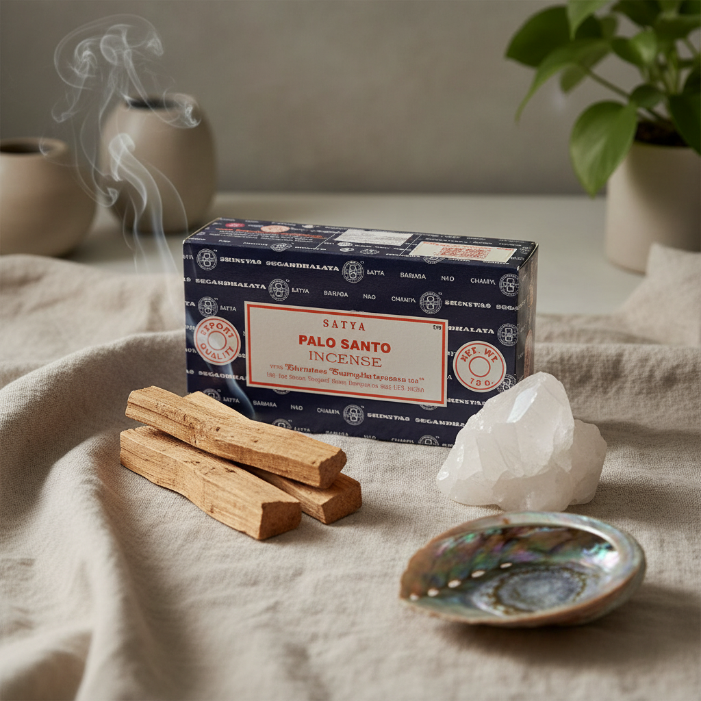 Satya Palo Santo - lifestyle su lino